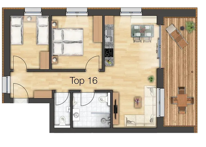 公寓 Sonnberg Aparts Schröcken